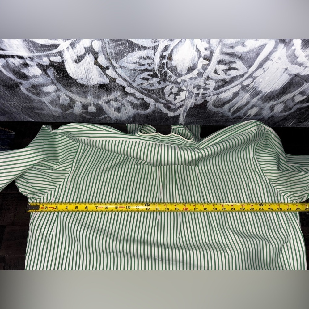 Polo Ralph Lauren classic-fit short-sleeve seersucker shirt in green SZ L​​​ - Picture 7 of 7